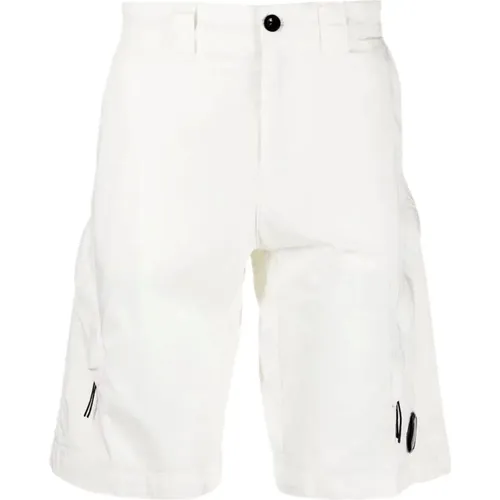 Cargo Bermuda Shorts in Twill , male, Sizes: L, XL - C.P. Company - Modalova