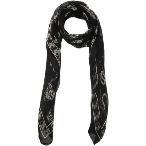 Pre-owned Silk scarves , male, Sizes: ONE SIZE - Alexander McQueen Pre-owned - Modalova