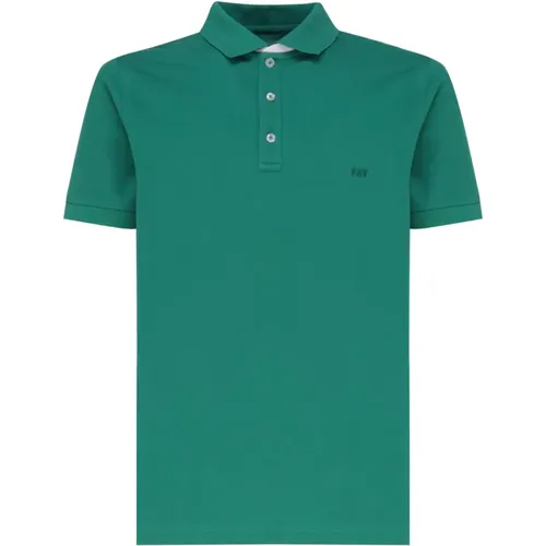 Polo Shirts , Herren, Größe: M - Fay - Modalova