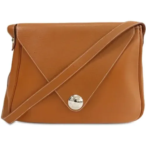 Pre-owned Cross Body Bags, female, , Size: ONE SIZE Pre-owned Leather shoulder-bags - Hermès Vintage - Modalova