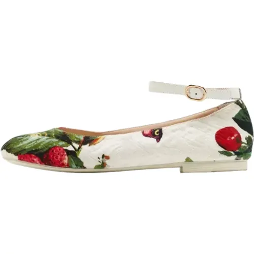 Pre-owned Fabric flats , female, Sizes: 5 UK - Dolce & Gabbana Pre-owned - Modalova