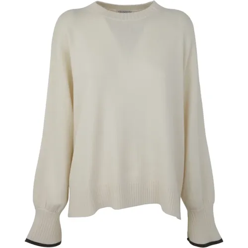 Luxurious Cashmere Sweater , female, Sizes: M - BRUNELLO CUCINELLI - Modalova