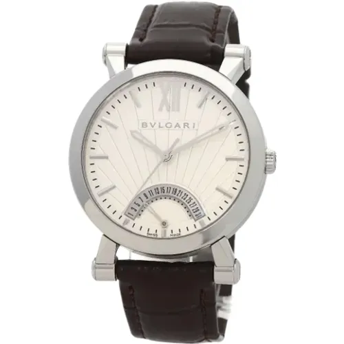 Pre-owned Watches, male, , Size: ONE SIZE Pre-owned Stainless Steel watches - Bvlgari Vintage - Modalova