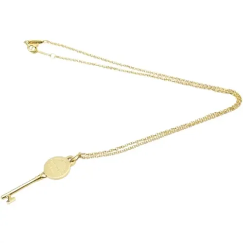 Pre-owned Jewellery, female, , Size: ONE SIZE Pre-owned Gold necklaces - Tiffany & Co. Pre-owned - Modalova