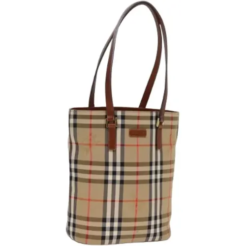 Pre-owned Canvas totes , female, Sizes: ONE SIZE - Burberry Vintage - Modalova