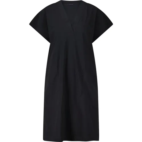 V-Neck Dress with Wide Band , female, Sizes: 2XL, L, XL, S, M, 3XL - RAFFAELLO ROSSI - Modalova