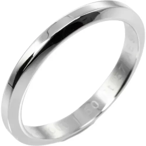 Pre-owned Platinum rings , male, Sizes: ONE SIZE - Cartier Vintage - Modalova