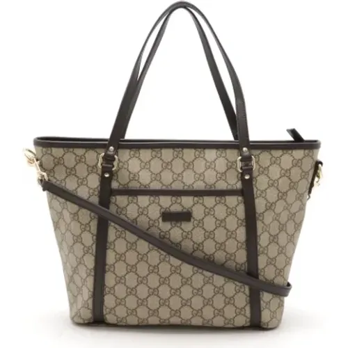 Pre-owned Tote Bags, female, , Size: ONE SIZE Pre-owned Leather gucci-bags - Gucci Vintage - Modalova