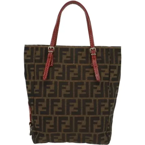 Pre-owned Tote Bags, female, , Size: ONE SIZE Pre-owned Canvas fendi-bags - Fendi Vintage - Modalova