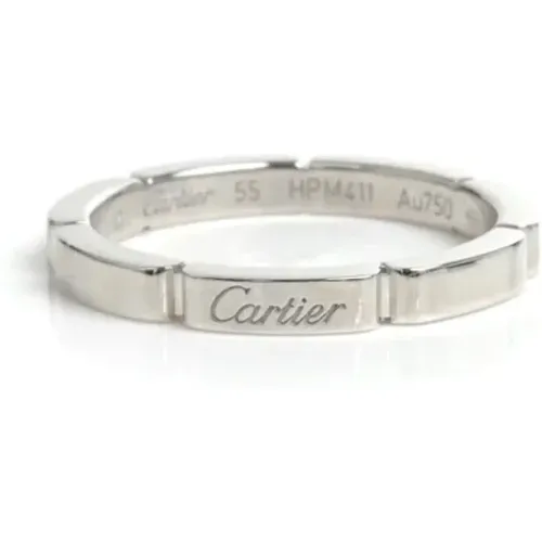 Pre-owned White Gold rings , female, Sizes: ONE SIZE - Cartier Vintage - Modalova