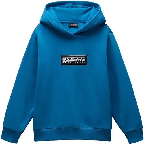 Kinder Hoodie Chamois Baumwoll-Sweatshirt - Napapijri - Modalova