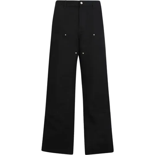 Wide Trousers, male, , Size: W30 Canvas Work Trousers - Carhartt WIP - Modalova