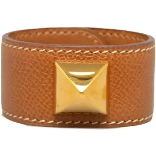 Pre-owned Jewellery, female, , Size: ONE SIZE Pre-owned Leather hermes-jewelry - Hermès Vintage - Modalova