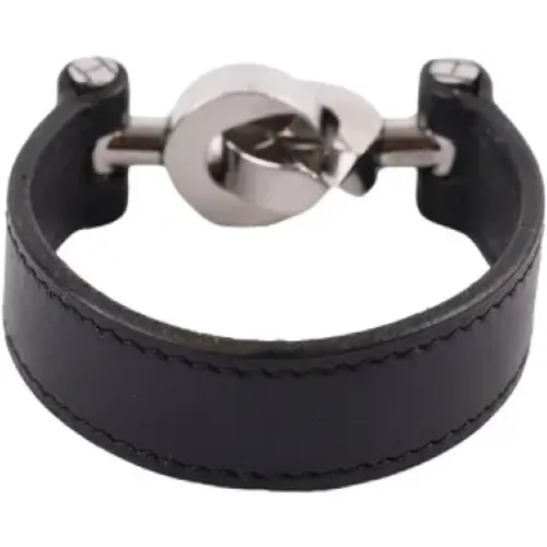 Pre-owned Jewellery, female, , Size: ONE SIZE Pre-owned Leather bracelets - Hermès Vintage - Modalova