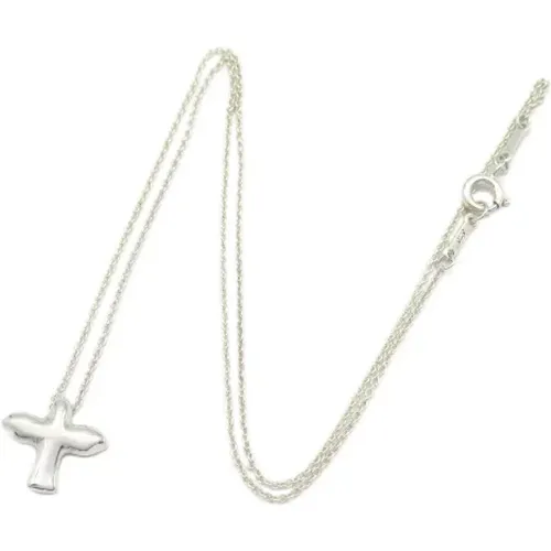 Pre-owned Jewellery, female, , Size: ONE SIZE Pre-owned Silver necklaces - Tiffany & Co. Pre-owned - Modalova