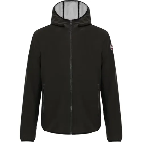 Light Jackets, male, , Size: L Lightweight Zip-Up Hooded Coat - Colmar - Modalova