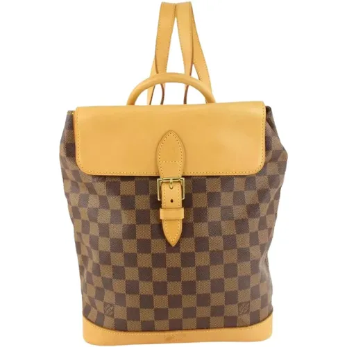 Pre-owned Backpacks, female, , Size: ONE SIZE Canvas Pre-owned Bags, France Made, Length: 12 - Louis Vuitton Vintage - Modalova