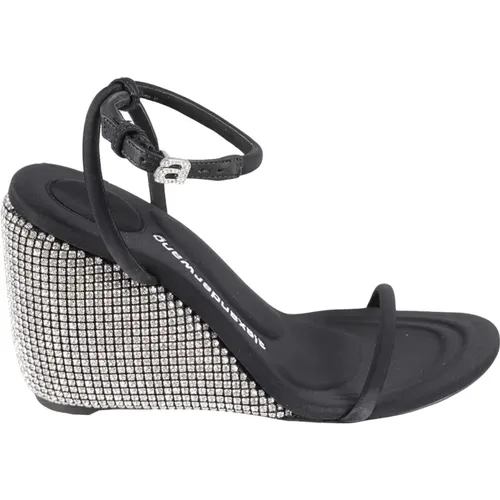 Crystal Wedge Sandal , female, Sizes: 5 UK - alexander wang - Modalova