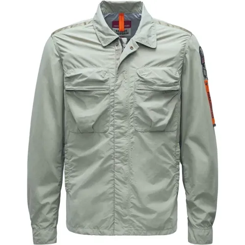 Urban Lightweight Overshirt Mineral Grey , male, Sizes: M - Parajumpers - Modalova