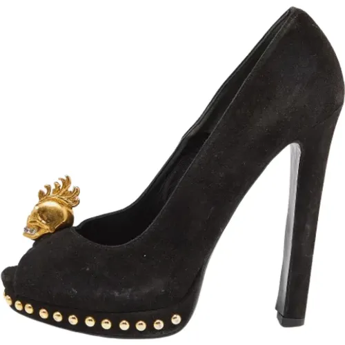 Pre-owned Wildleder heels , Damen, Größe: 38 1/2 EU - Alexander McQueen Pre-owned - Modalova