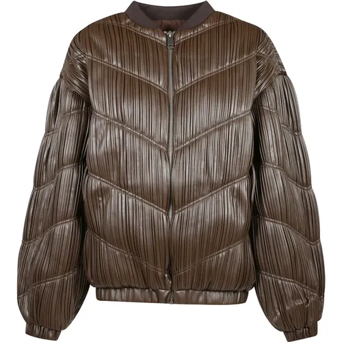 Stylish Pleated Bomber Jacket , female, Sizes: S - Rotate Birger Christensen - Modalova