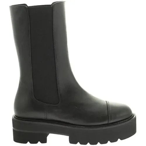 Elevate Your Style with Calf Leather Boots , female, Sizes: 6 UK - Stuart Weitzman - Modalova