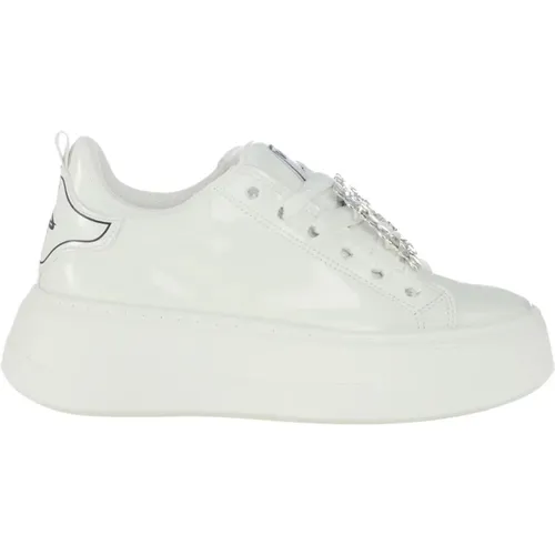 Jewel Detail Sneakers , female, Sizes: 8 UK, 3 UK, 5 UK - 14 Bros - Modalova