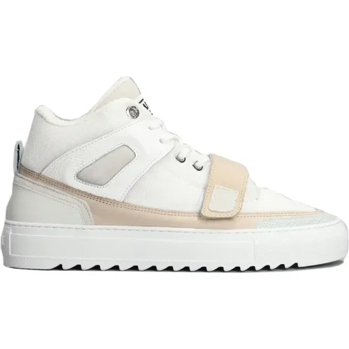 Leather Mid Sneakers , male, Sizes: 11 UK - Mason Garments - Modalova