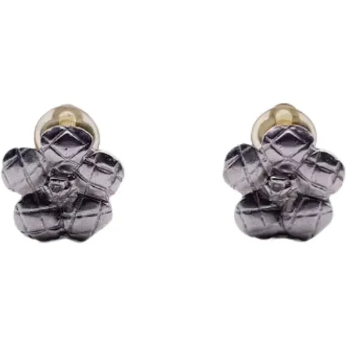 Pre-owned Jewellery, female, , Size: ONE SIZE Pre-owned Metal earrings - Chanel Vintage - Modalova