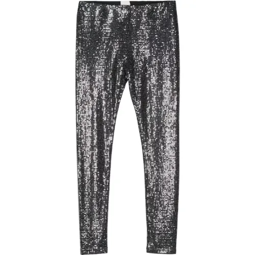 Paillettenverzierte schwarze Leggings , Damen, Größe: M - Isabel marant - Modalova