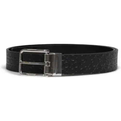 Belts, male, , Size: 105 CM Warmth Mono Leather Belt Autumn/Winter Collection - Calvin Klein - Modalova