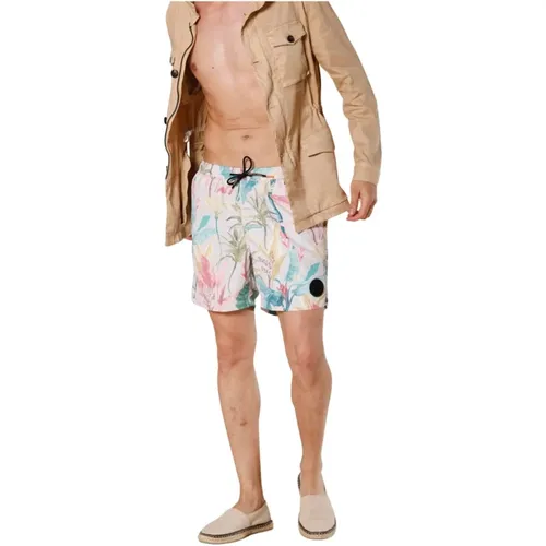 Herren Badehose mit Dschungelblumenmuster , Herren, Größe: S - Mason's - Modalova