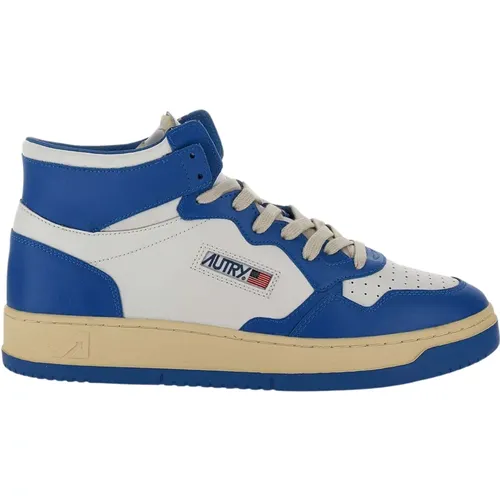 Blaue Sneakers , Herren, Größe: 41 EU - Autry - Modalova