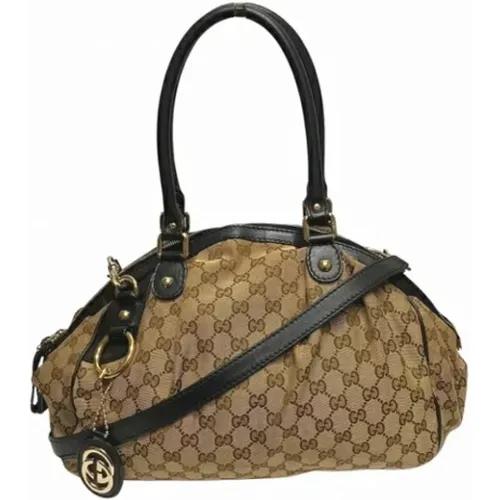 Pre-owned Handbags, female, , Size: ONE SIZE Pre-owned Canvas gucci-bags - Gucci Vintage - Modalova