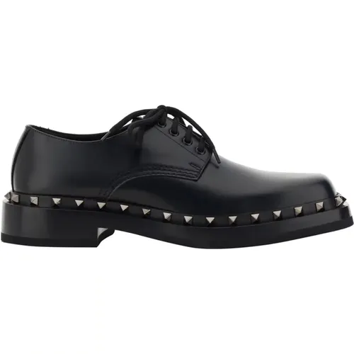 Rockstud Derby Shoes , male, Sizes: 6 1/2 UK - Valentino Garavani - Modalova