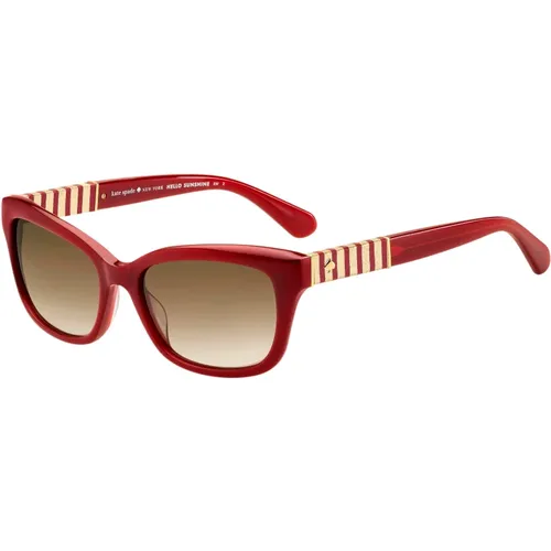 Burgundy/Brown Shaded Johanna2/S Sunglasses - Kate Spade - Modalova