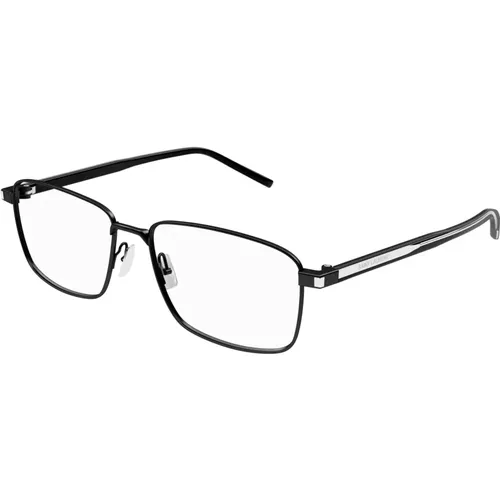Glasses,Modebrille SL 666 Schwarz,Modebrille SL 666 Farbe 004 - Saint Laurent - Modalova