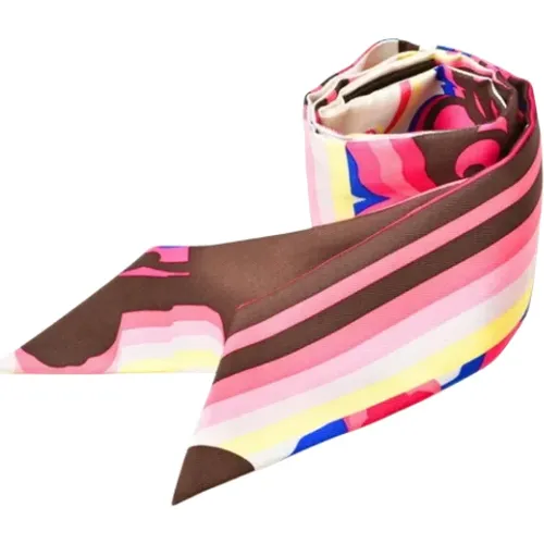 Pre-owned Silk scarves , female, Sizes: ONE SIZE - Hermès Vintage - Modalova