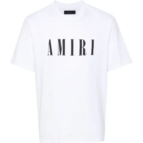 Core Logo Weiße T-Shirts und Polos , Herren, Größe: L - Amiri - Modalova