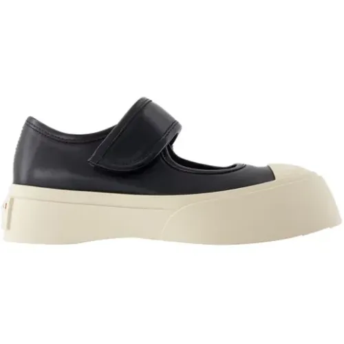 Leather flats , female, Sizes: 10 UK, 9 UK, 11 UK, 7 UK, 8 UK, 11 1/2 UK, 6 UK - Marni - Modalova