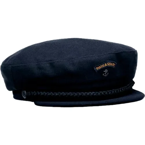 Sailor Hat in Wool Cop7161 Dark , male, Sizes: 2XL, XL, L - PAUL & SHARK - Modalova