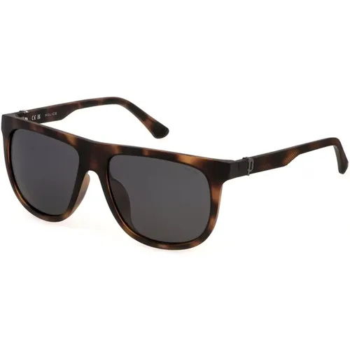 Sunglasses, unisex, , Size: 59 MM Stylish Sunglasses in Shiny Havana/ - Police - Modalova