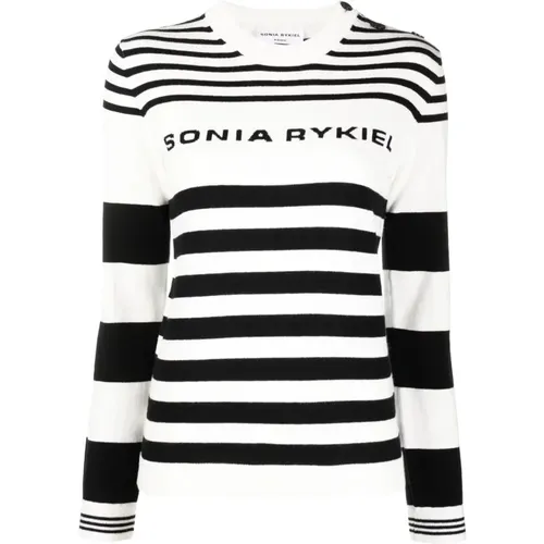 Casual Blue Sweater Cotton Cashmere , female, Sizes: L - Sonia Rykiel - Modalova