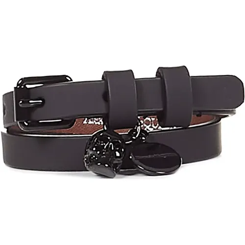 Noos Leather Bracelet with Metal Charms , male, Sizes: ONE SIZE - alexander mcqueen - Modalova