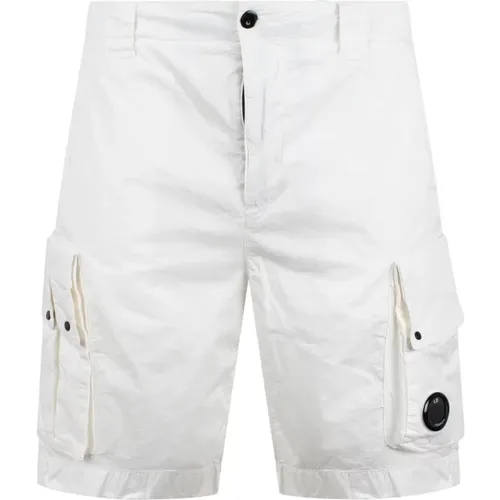 Cotton Cargo Shorts , male, Sizes: L - C.P. Company - Modalova