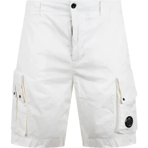 Cotton Cargo Shorts , male, Sizes: M, S, L - C.P. Company - Modalova