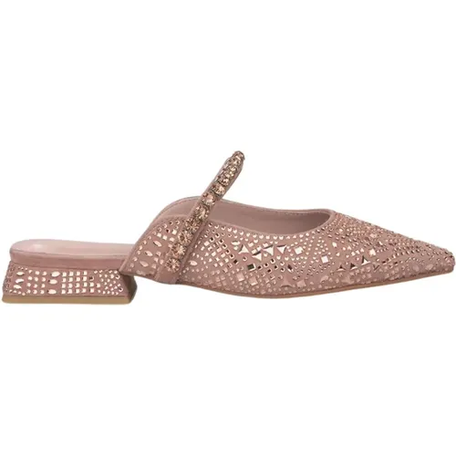 Crystal Flat Shoe , female, Sizes: 5 UK, 3 UK, 8 UK, 4 UK, 6 UK, 7 UK - Alma en Pena - Modalova