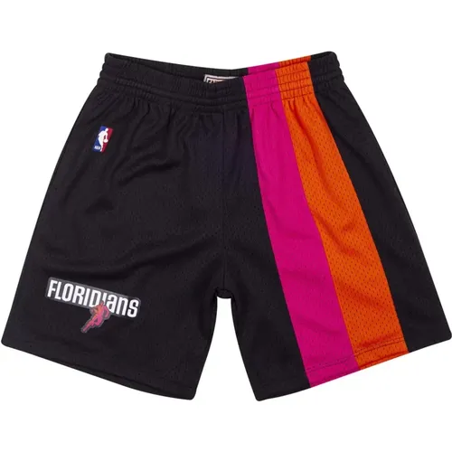 Sportswear, male, , Size: S Miami Heat Basketball Shorts 2005 Swingman - Mitchell & Ness - Modalova