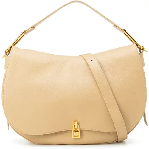 Chic Twist Lock Leather Shoulder Bag , female, Sizes: ONE SIZE - Coccinelle - Modalova