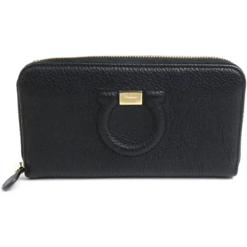 Pre-owned Wallets, female, , Size: ONE SIZE Pre-owned Leather wallets - Salvatore Ferragamo Pre-owned - Modalova